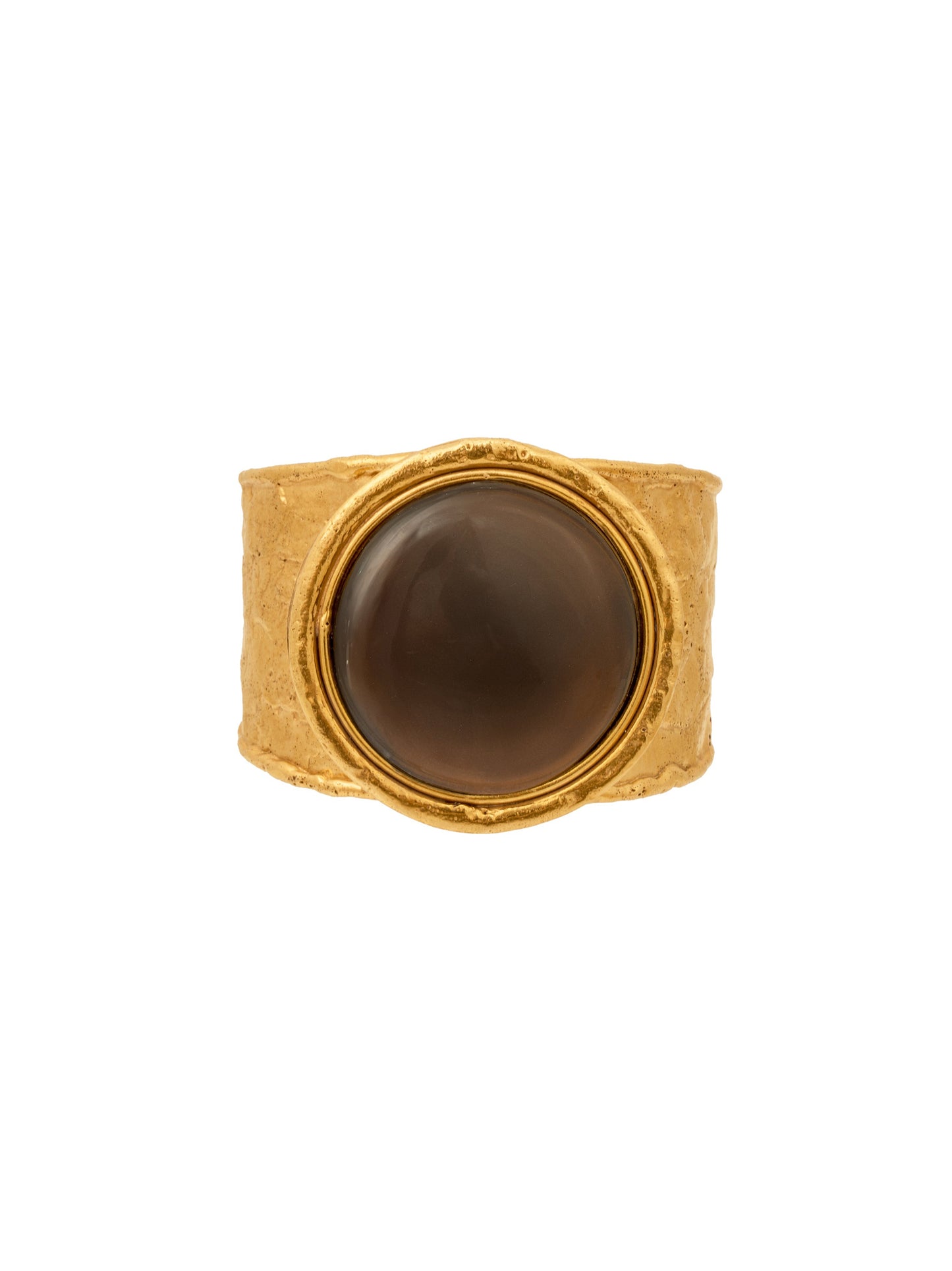 Sylvia Toledano Sphere Cuff in Smoky Quartz