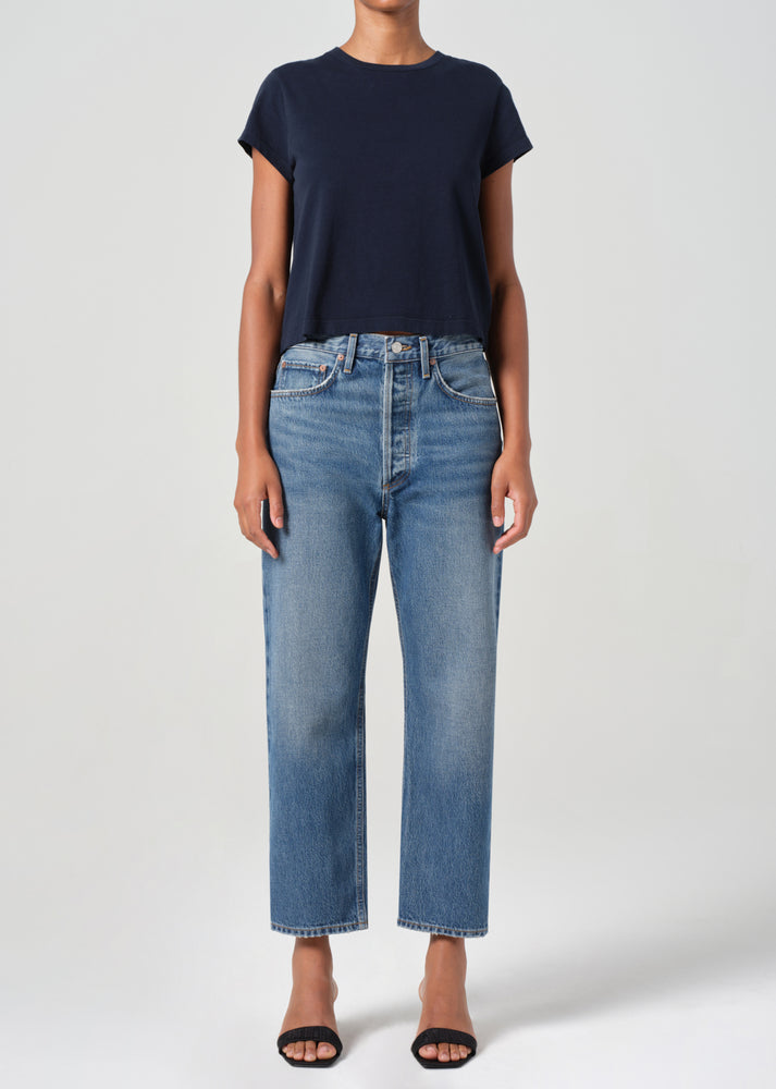 Agolde 90's Mid Rise Crop in Essence