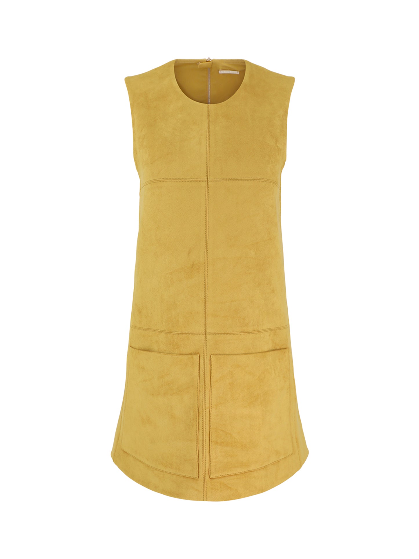 Alexis Dakota Suede Shift Dress in Citrine