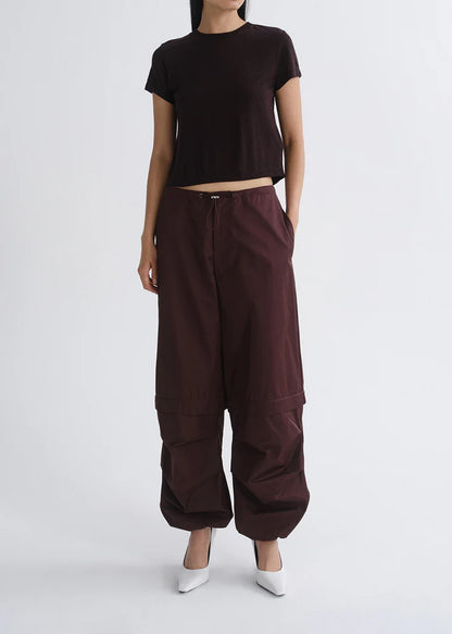 Agolde Coulson Parachute Pant in Cordovan