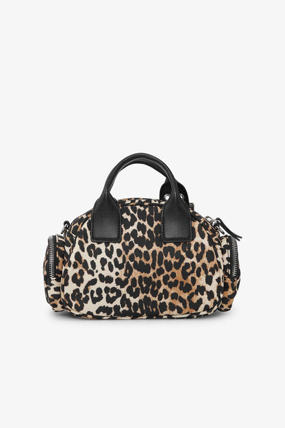 Ganni Bucky Polochon Mini Print in Leopard