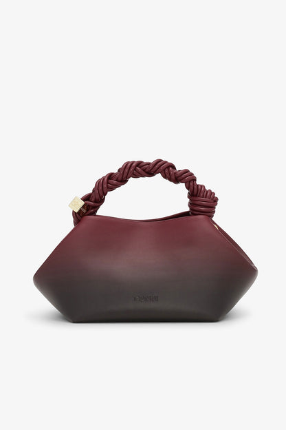 Ganni Bou Bag Small Gradient in Tawny Port
