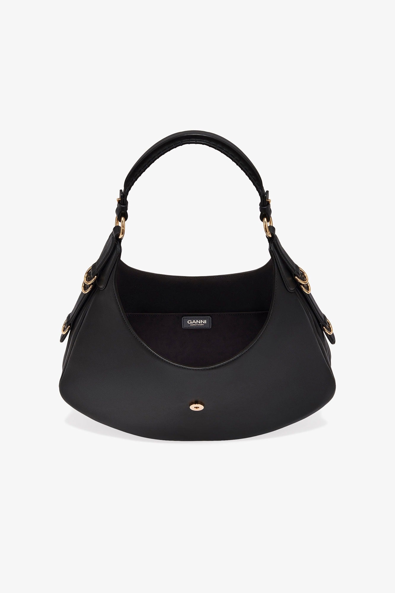 Ganni Small Kat Bag in Black