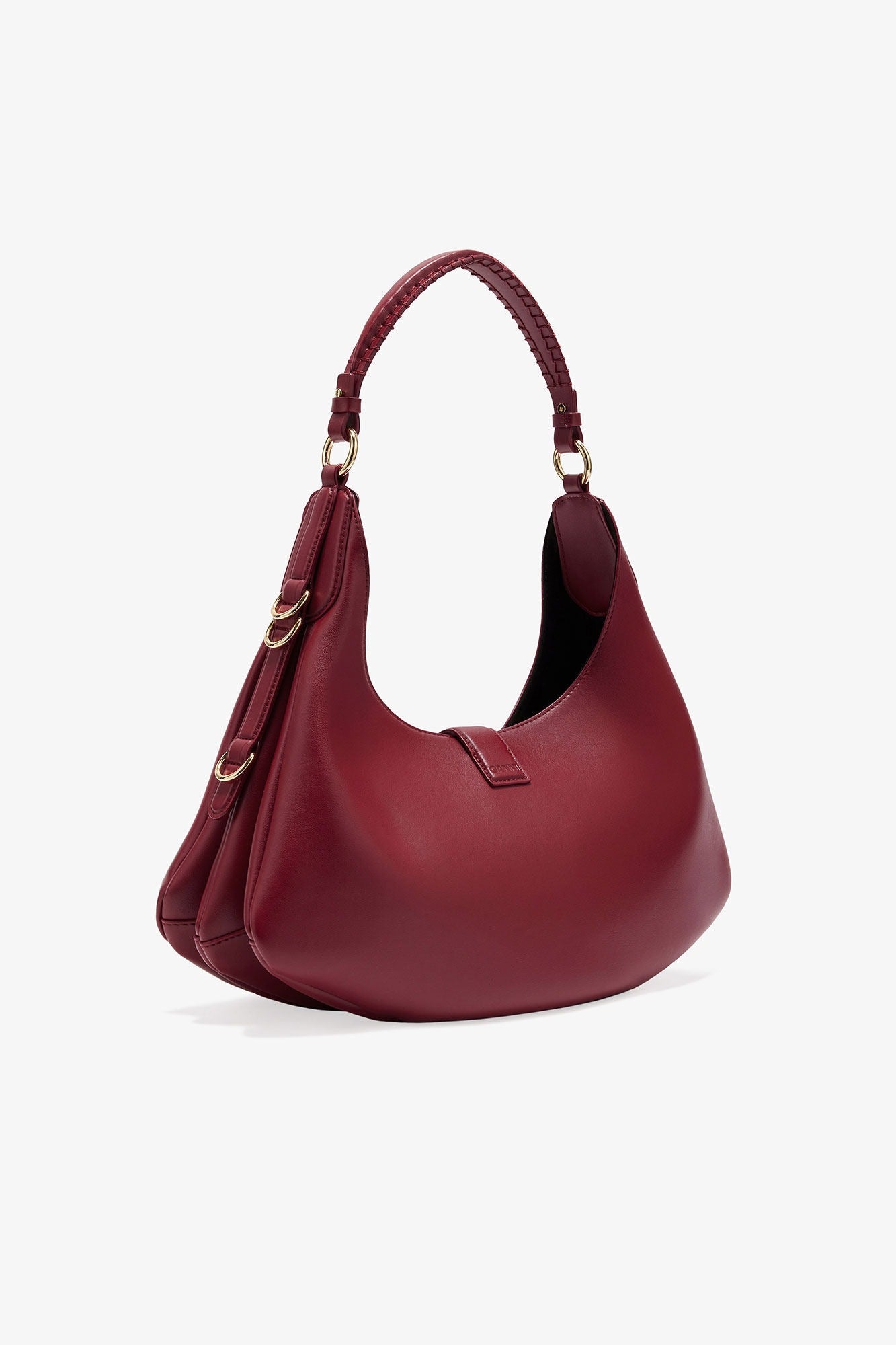 Ganni Small Kat Bag in Red Dahlia