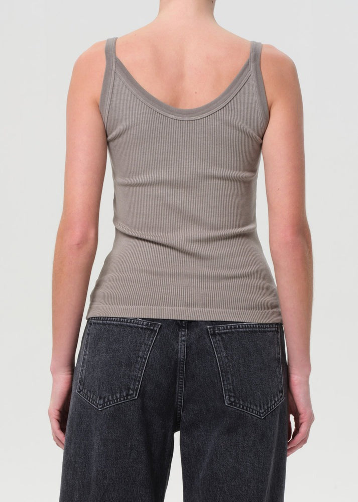 Agolde Jordan Tank in Drab