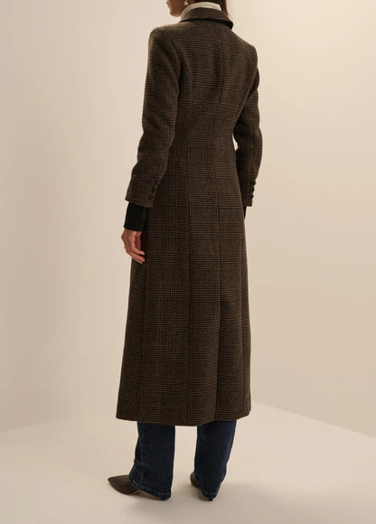 Favorite Daughter City Coat in Ganache Houndstooth