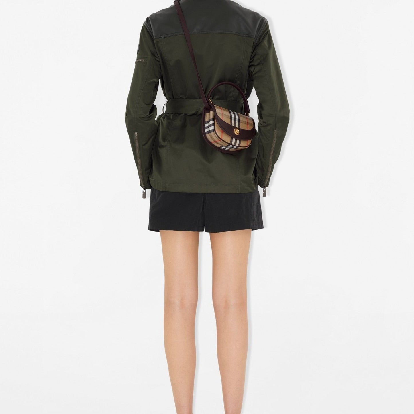Burberry Mini Highlands Bag in Sand