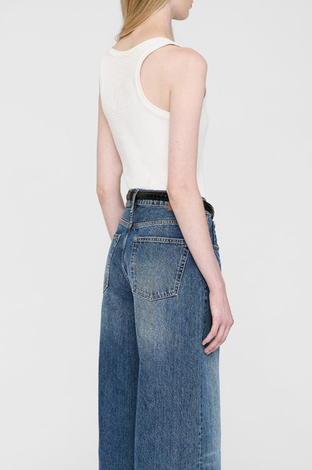 Anine Bing Alessia Tank in Ivory