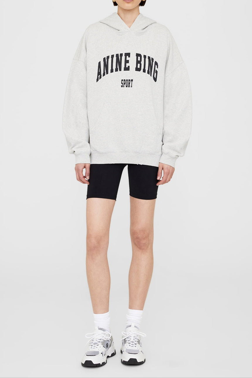 Anine Bing Jaci Sweatshirt Monogram in Ivory