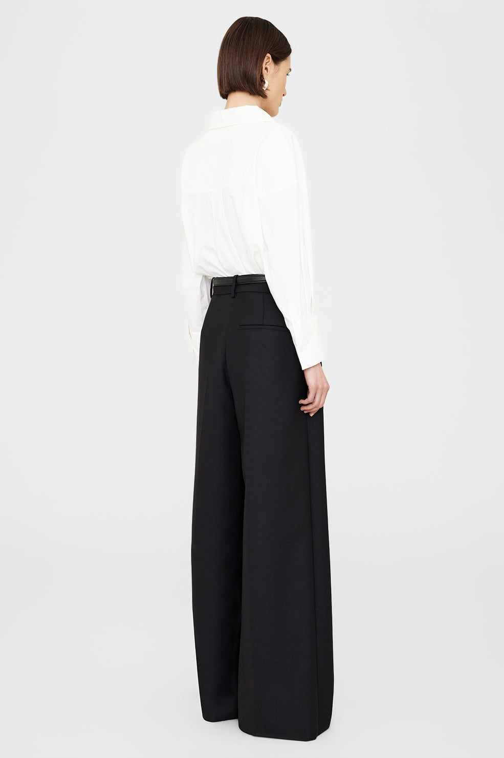 Anine Bing Mika Shirt in White