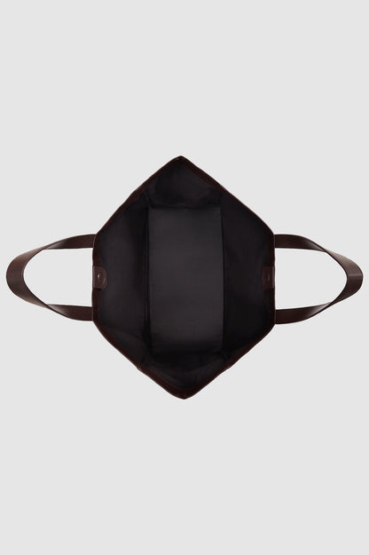 Anine Bing Large Rio Tote in Dark Brown