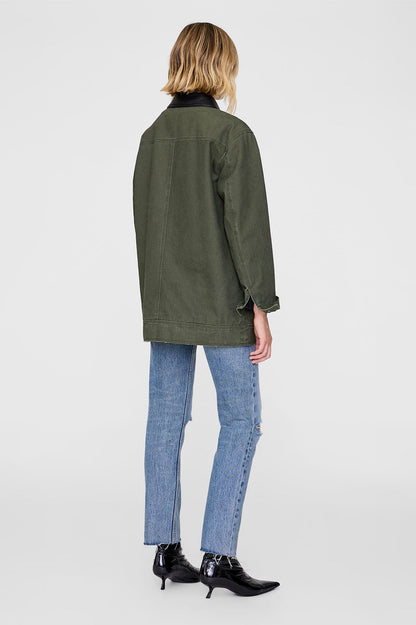 Anine Bing Sean Jacket in Army Green