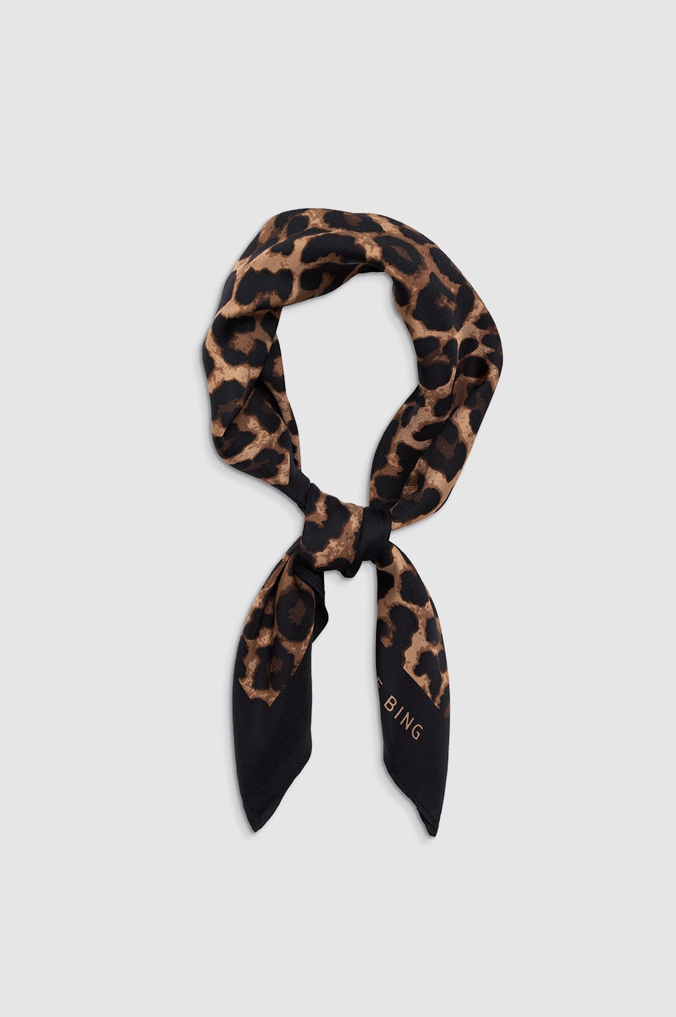 Anine Bing York Scarf in Leopard