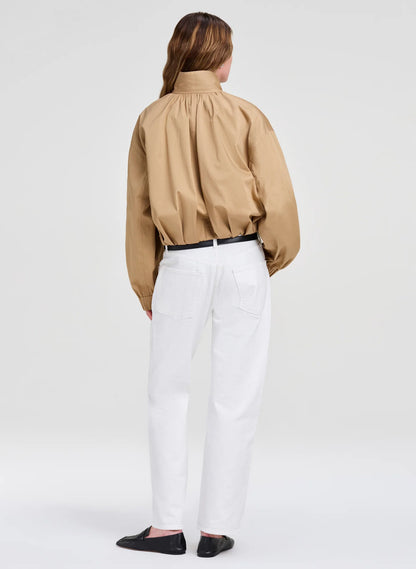 ALC Amélie Cotton Twill Jacket in Light Bark
