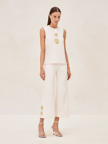 Alexis Rich Pant in Ivory