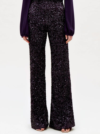 Silvia Tcherassi Avellino Pant in Purple
