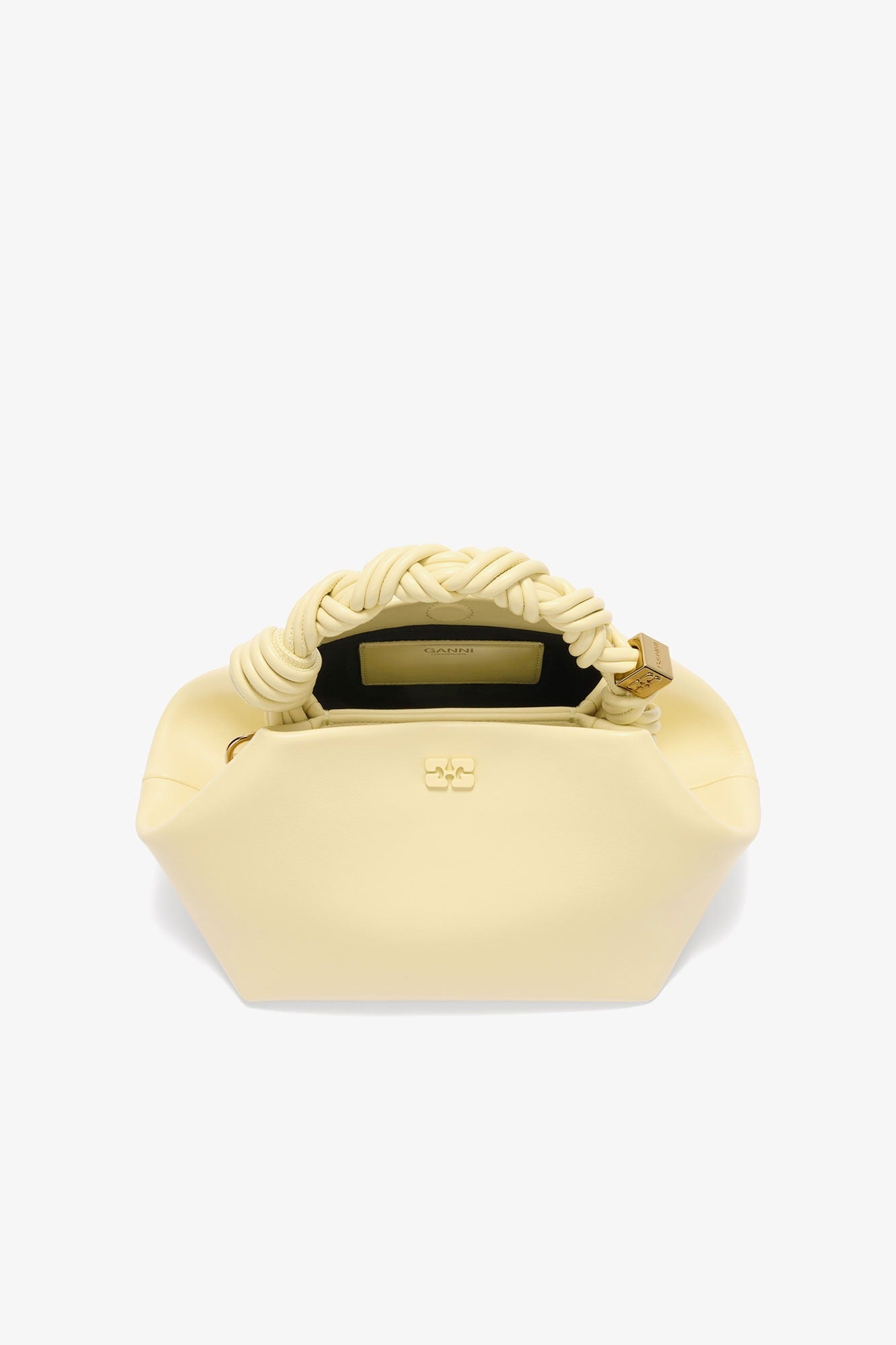 Ganni Small Bou Bag in Yellow Cream