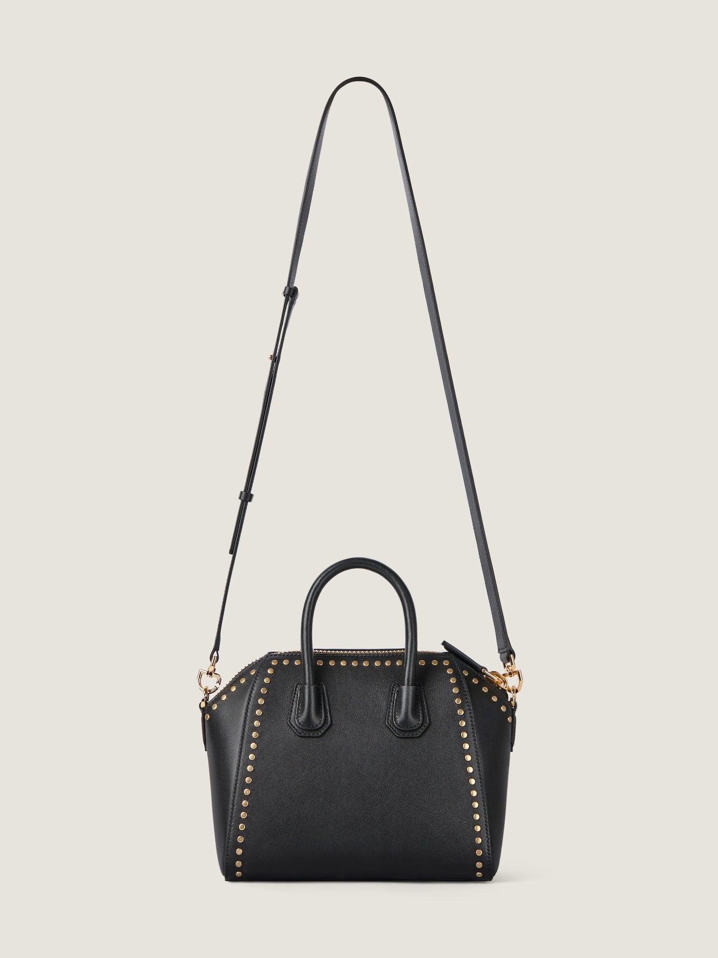 Givenchy Mini Antigona Bag in Box Leather with Studs Detail in Black