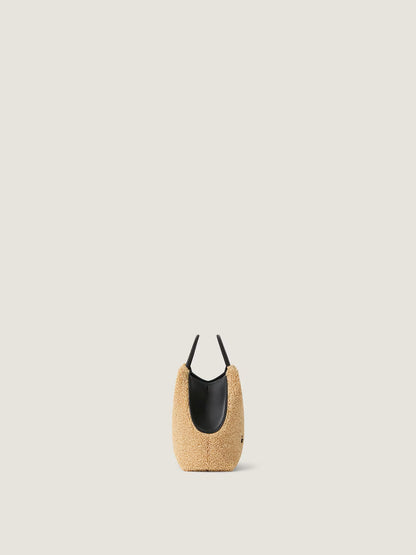 Givenchy Nano Facet Tote Bag in Sponge Raffia in Natural