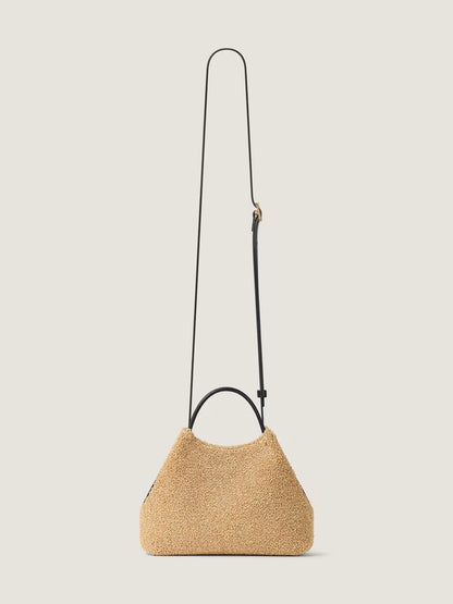 Givenchy Nano Facet Tote Bag in Sponge Raffia in Natural