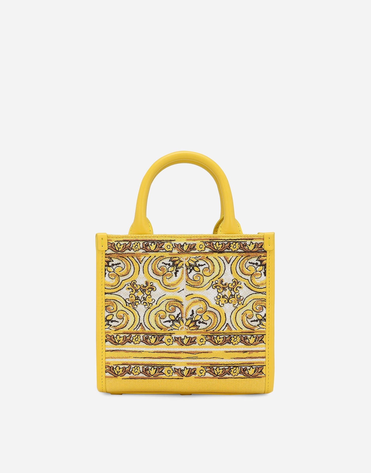 Dolce & Gabbana Top Handle Bag in Azulejos Giallo HG30B