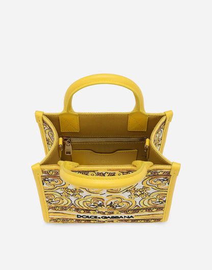 Dolce & Gabbana Top Handle Bag in Azulejos Giallo HG30B