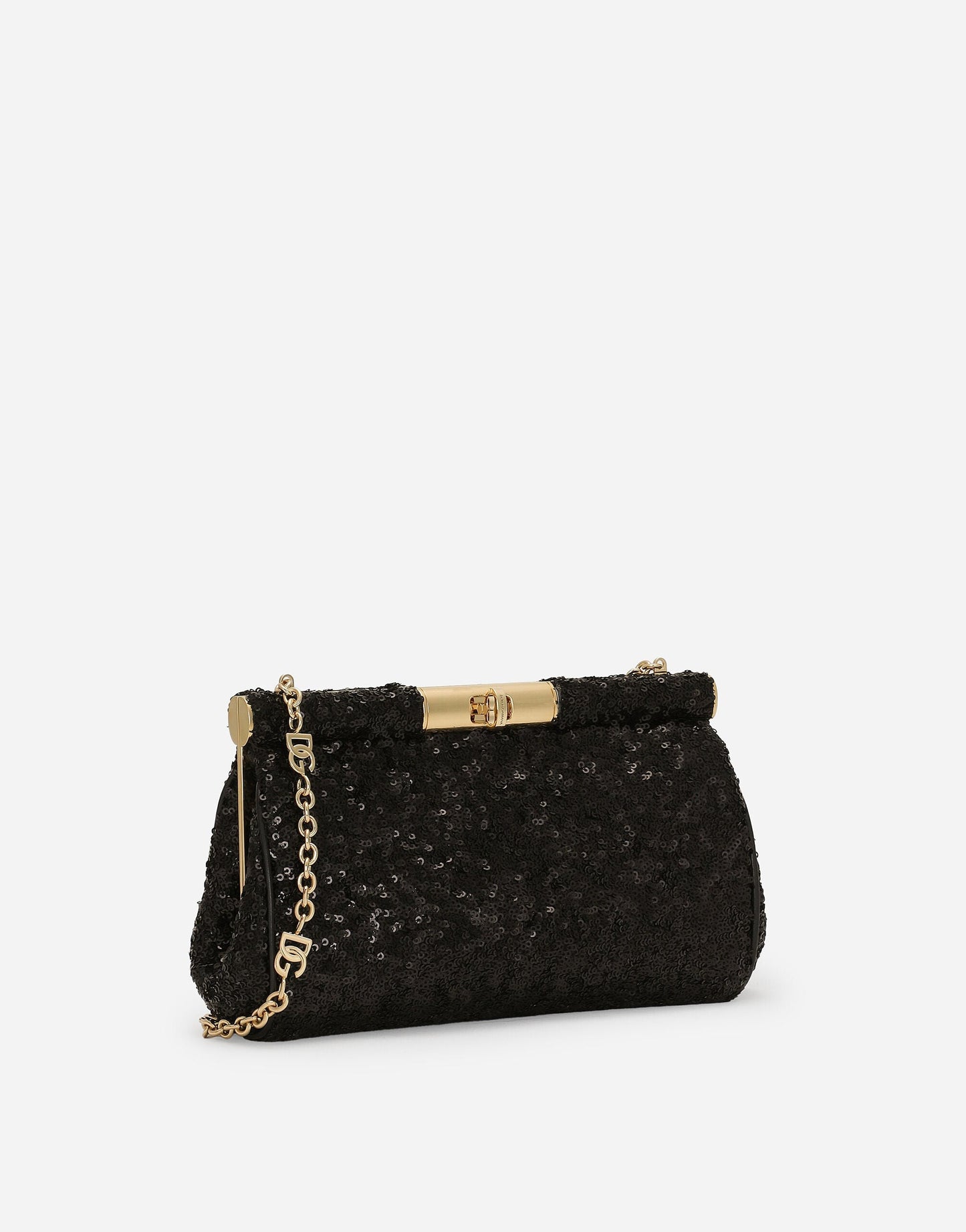Dolce & Gabbana Medium Marlene Shoulder Bag in Black