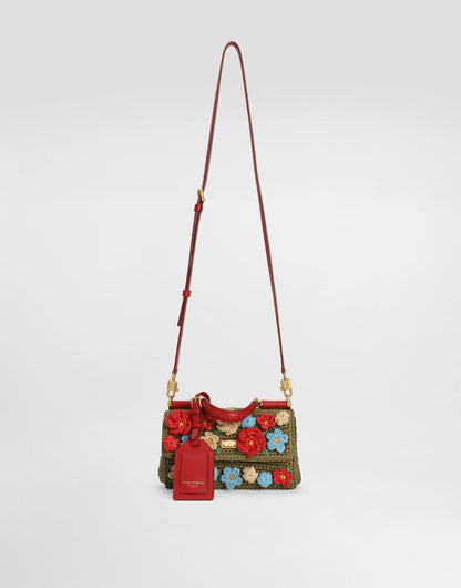 Dolce & Gabbana Top Handle Bag in Green Multicolour