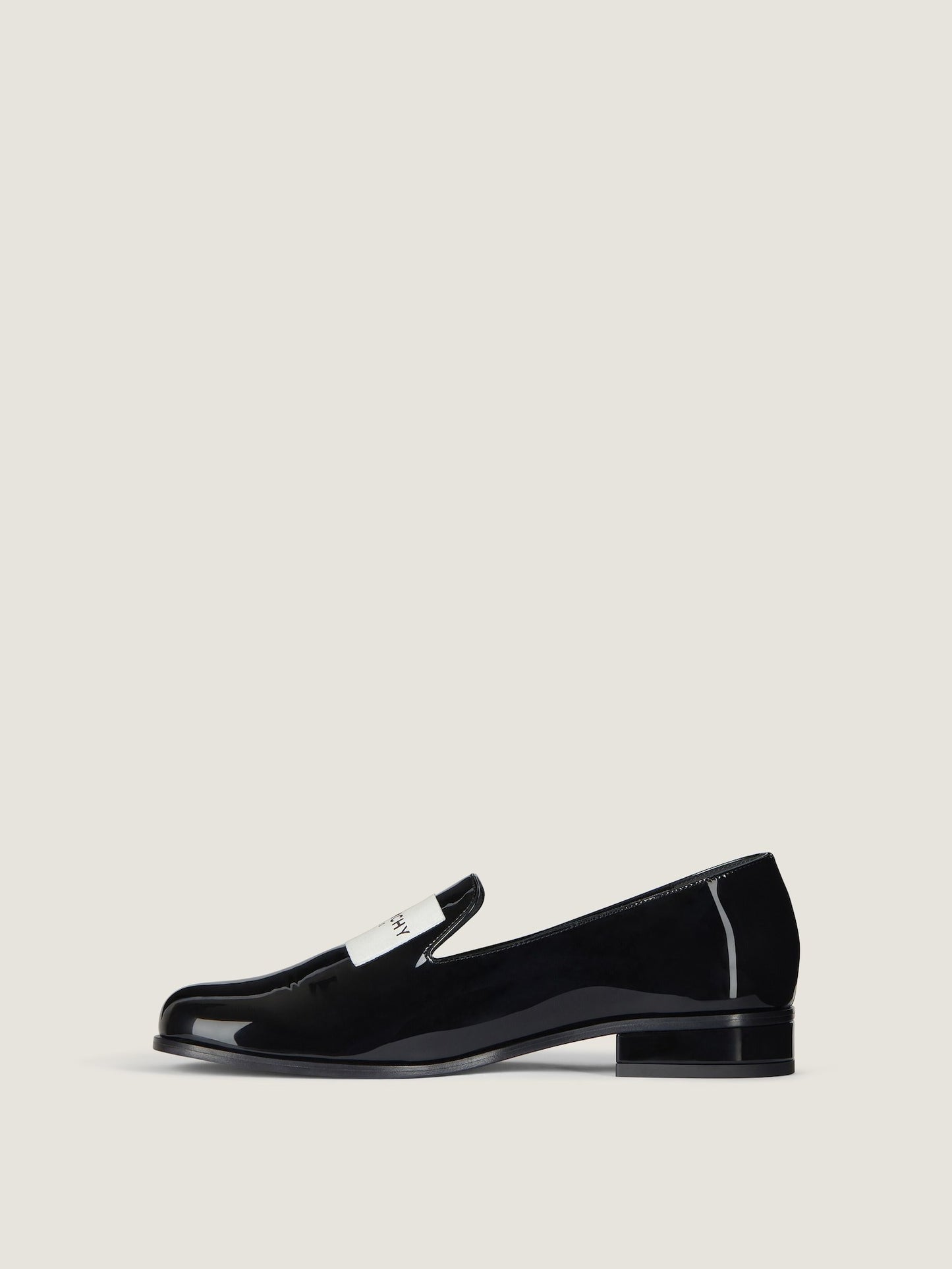 Givenchy Tux Loafers in Patent Leather Black