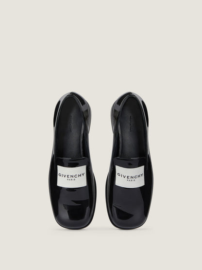 Givenchy Tux Loafers in Patent Leather Black