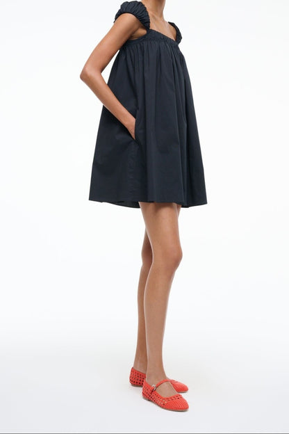 Staud Beau Dress in Black