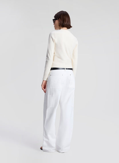 A.L.C. Bradley Cotton Boucle Sweater (More Colors)