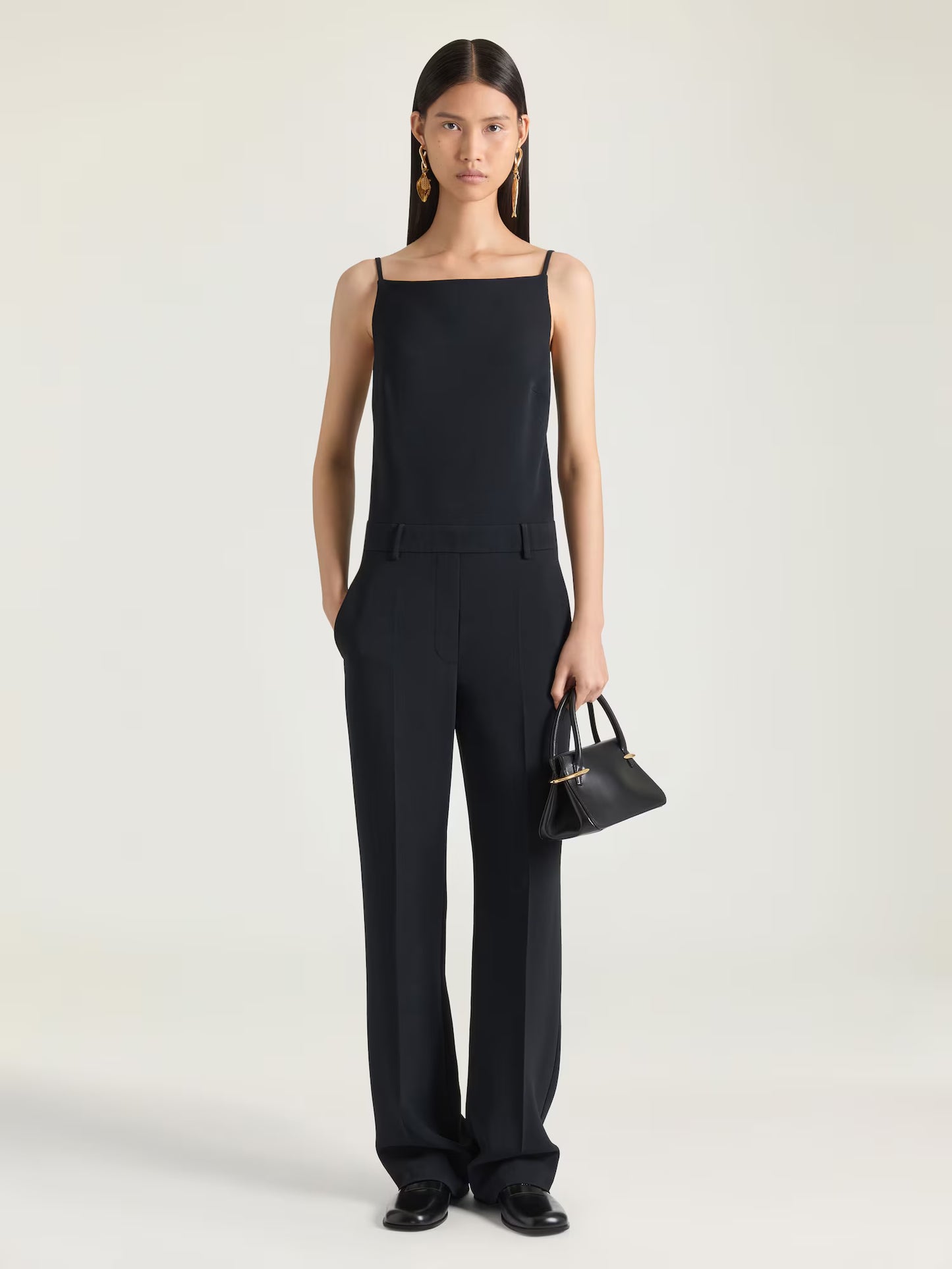 Givenchy Sliced All-In-One Crepe Cady in Black