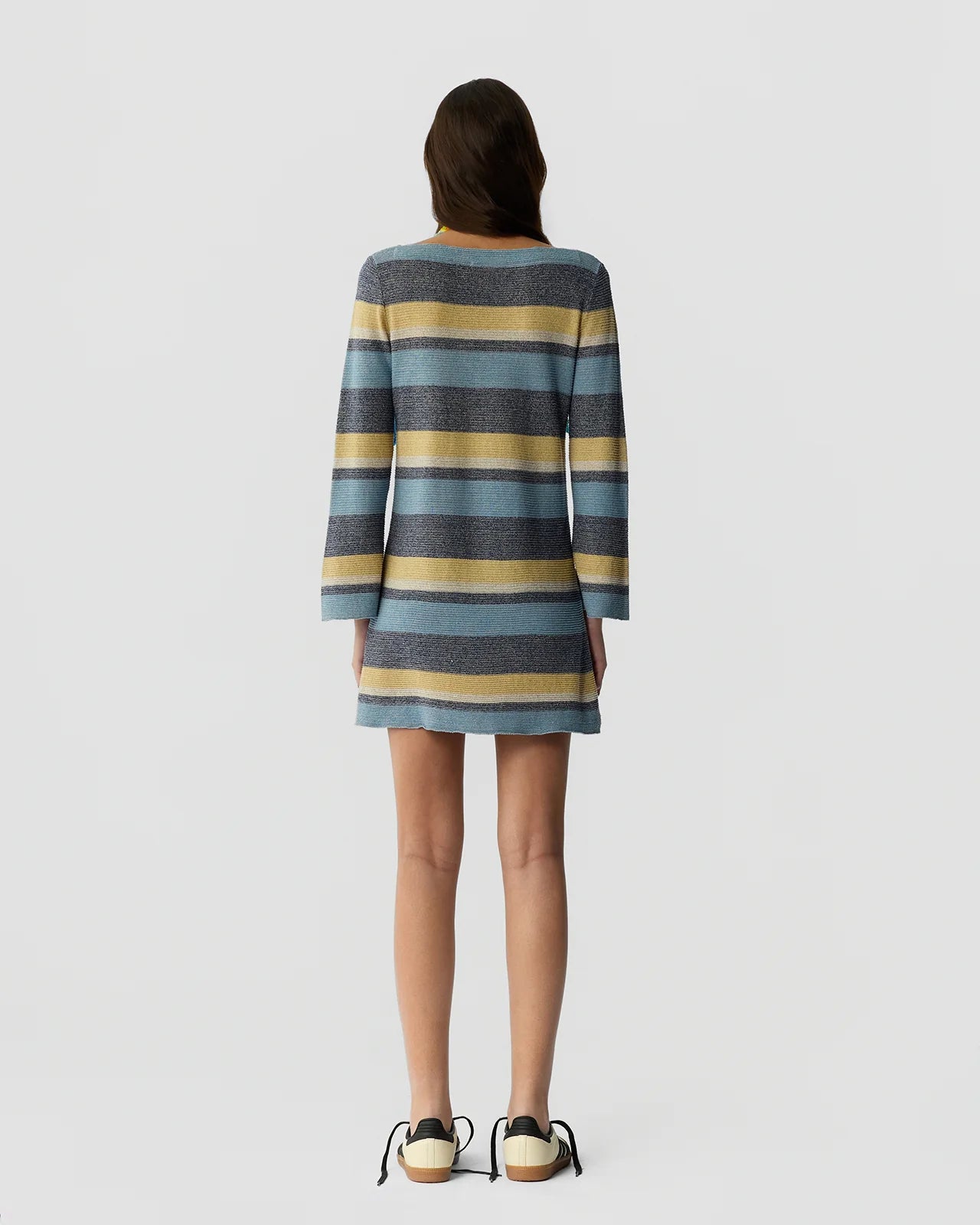 Guest in Residence Bayside Mini Dress in Navy Combo