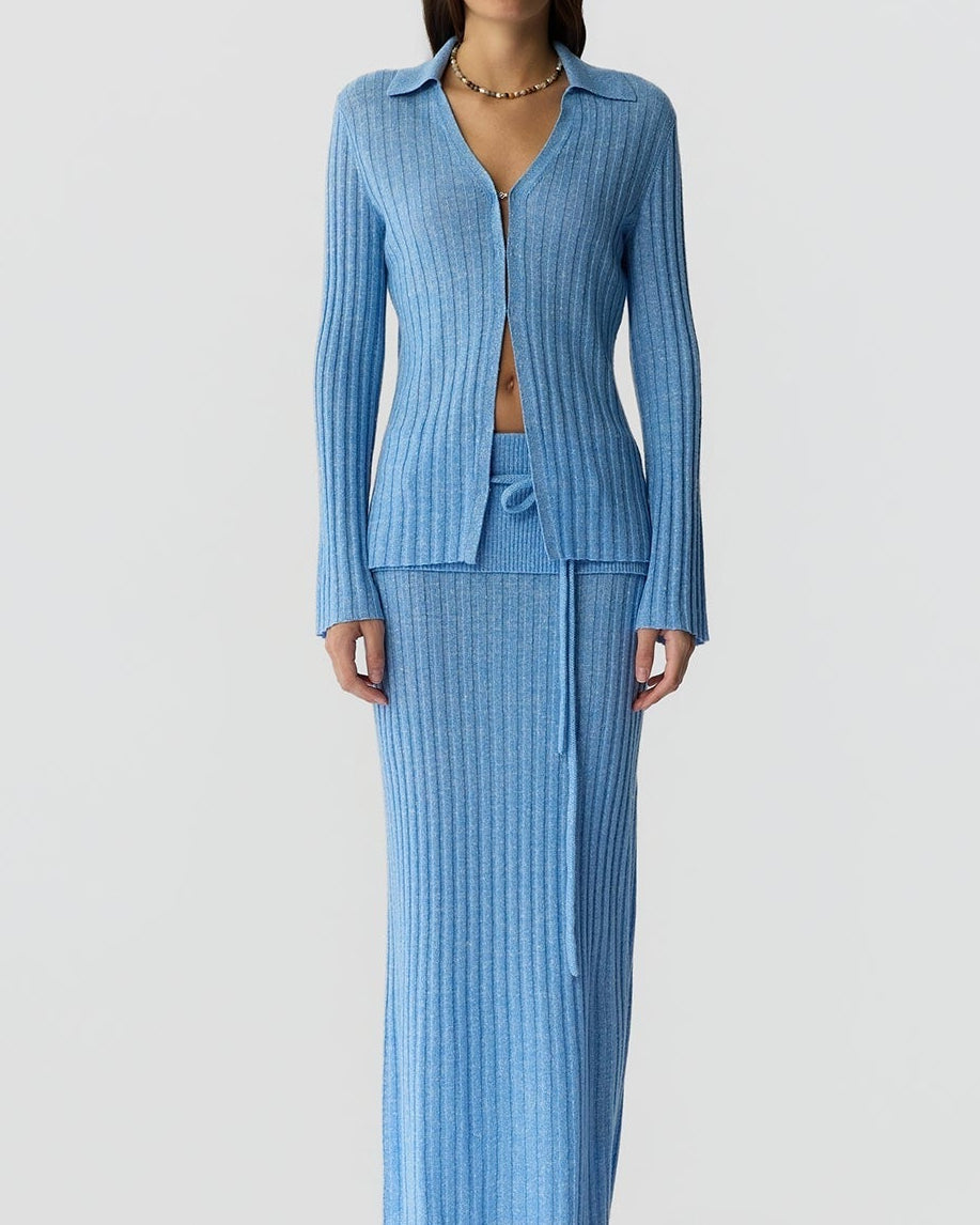 Guest in Residence Breezy Cardigan in Sail