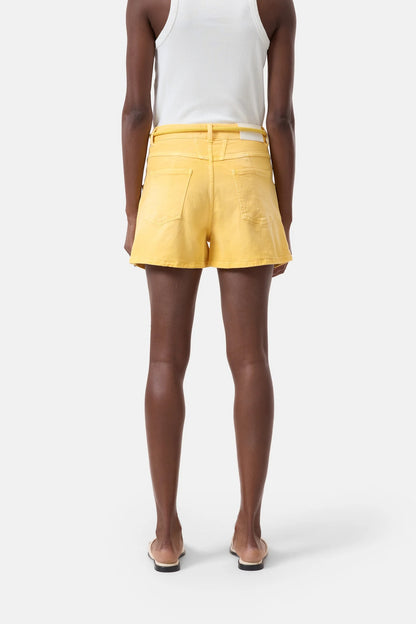 CLOSED Denim Shorts Jocy x in Mango Yellow