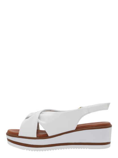 Ron White Priya Platform Sandal in White