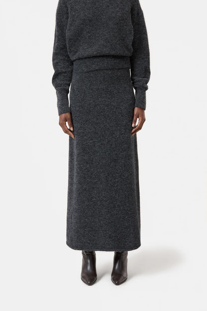 CLOSED Easy Skirt in Dark Grey Melange