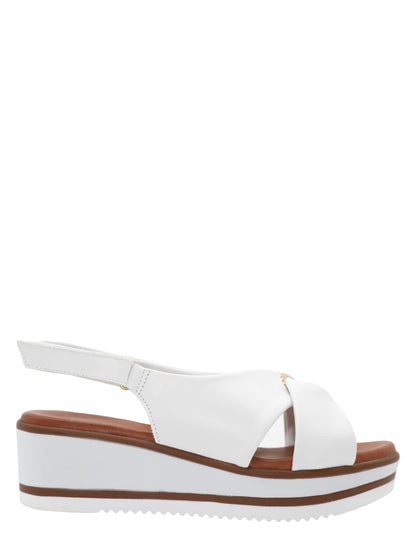 Ron White Priya Platform Sandal in White
