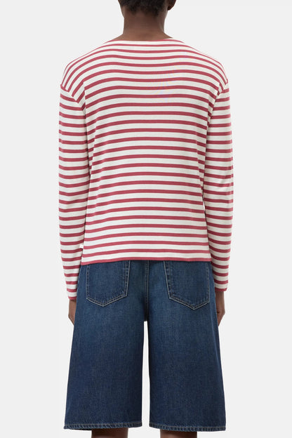 CLOSED Basic Long Sleeve in Cherry Red