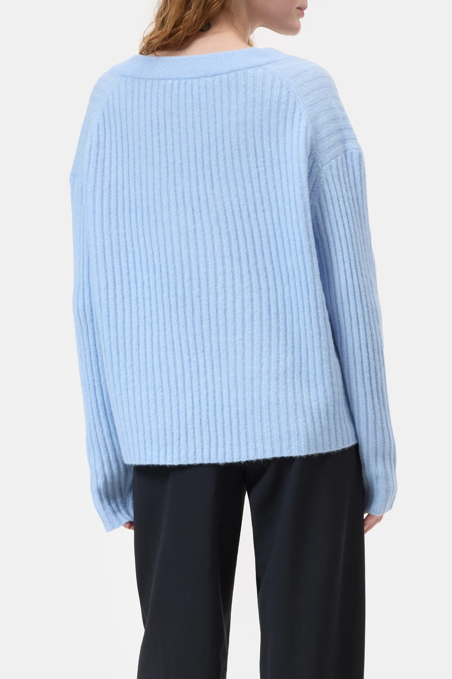 CLOSED Wool and Alpaca Mix Jumper in Powder Blue