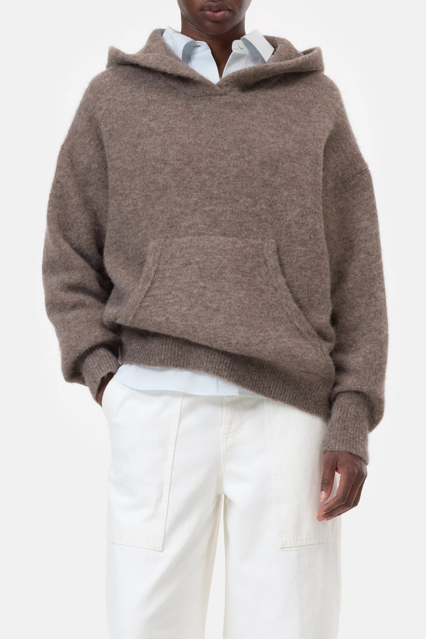 CLOSED Hoody Longsleeve in Clay Beige
