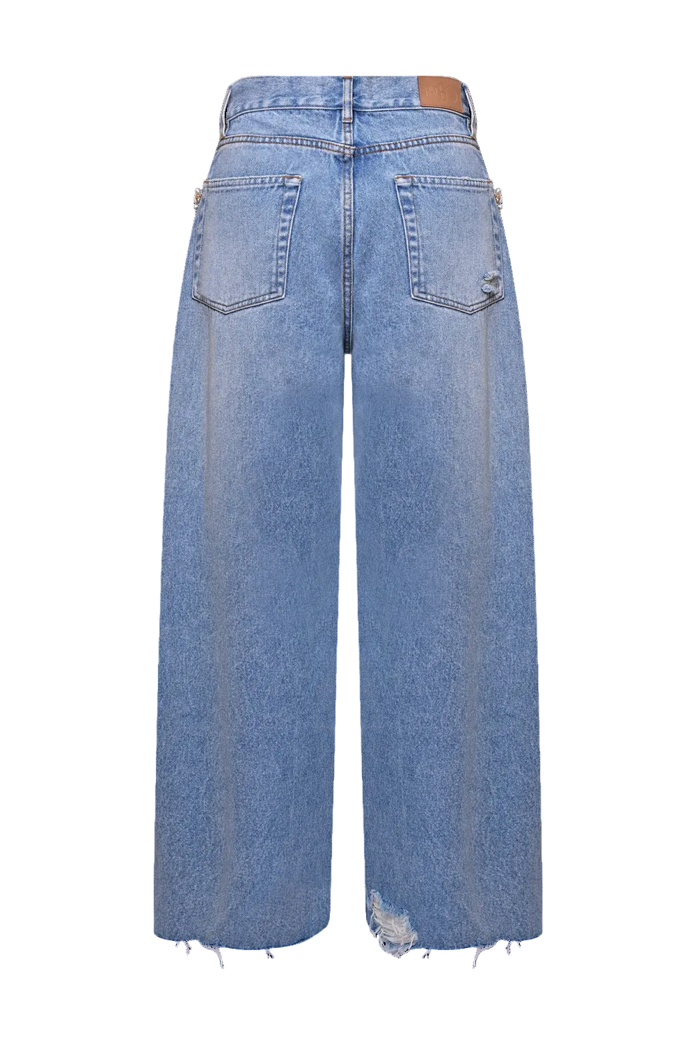 Camila Coelho Beaded Denim Pant
