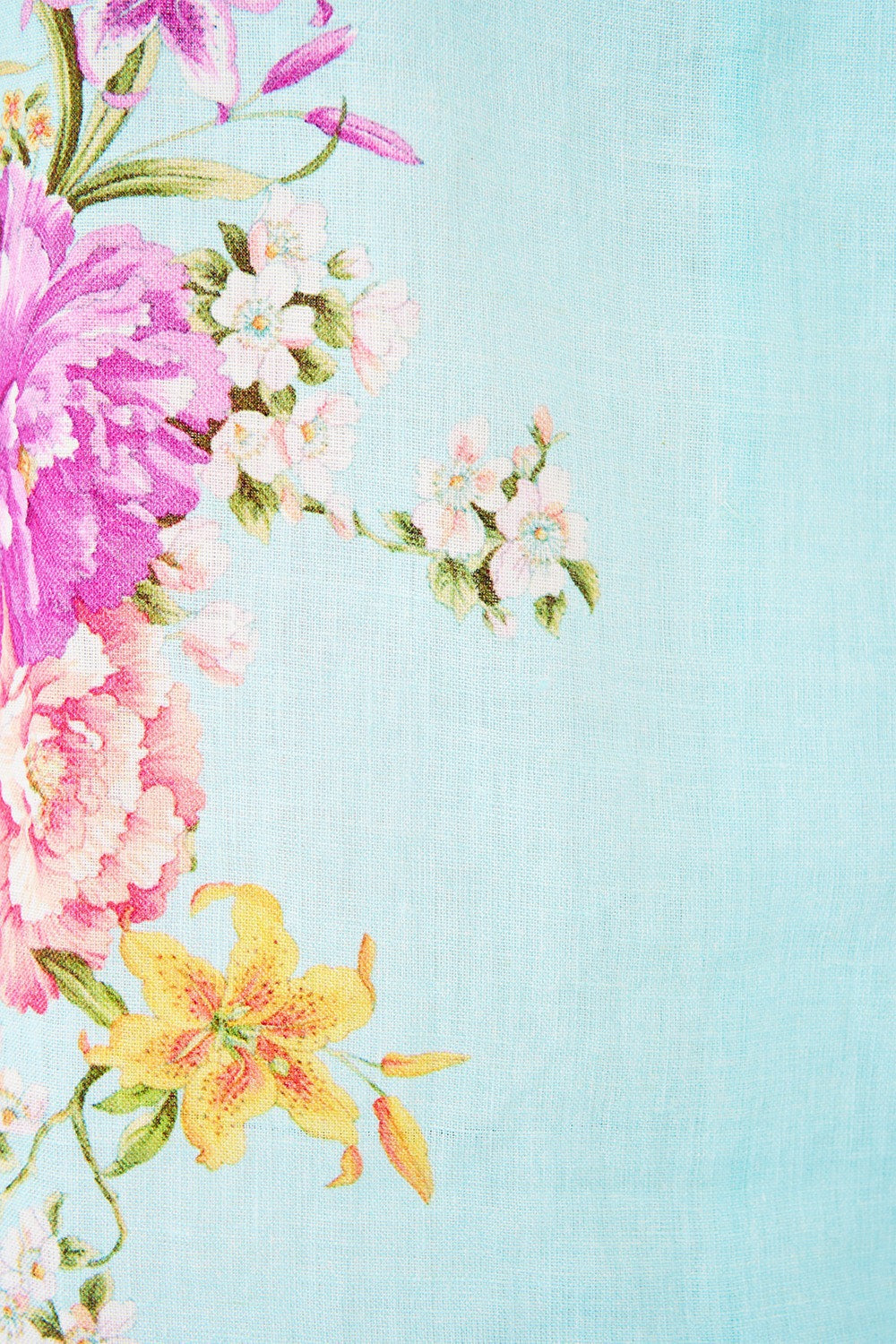 Camilla Button Through Collared Top in Bazaar Blooms