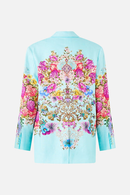 Camilla Boyfriend Jacket in Bazaar Blooms