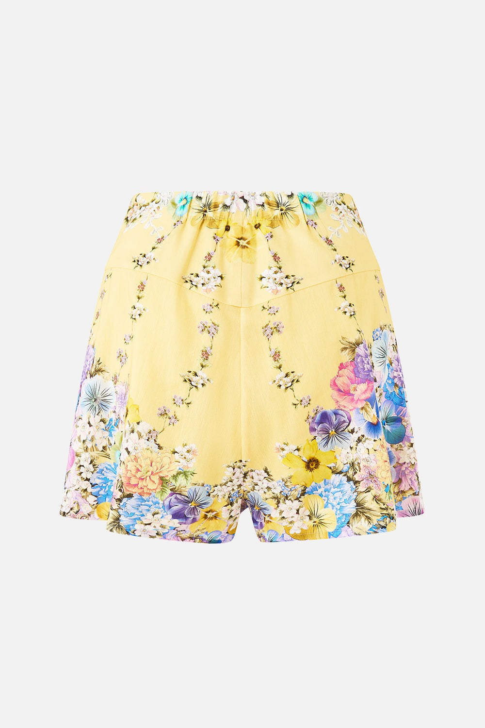 Camilla Corset Waist Short in Darling Buds