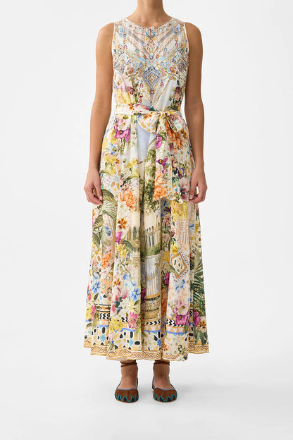 Camilla Flared Jumpsuit in The Architects of Alcazar