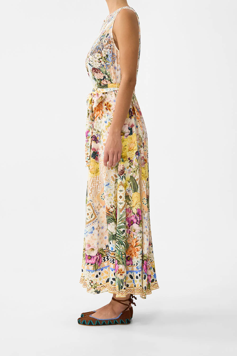 Camilla Flared Jumpsuit in The Architects of Alcazar