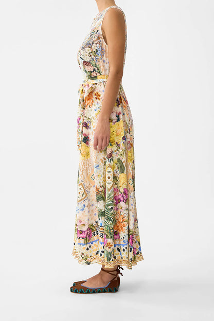 Camilla Flared Jumpsuit in The Architects of Alcazar