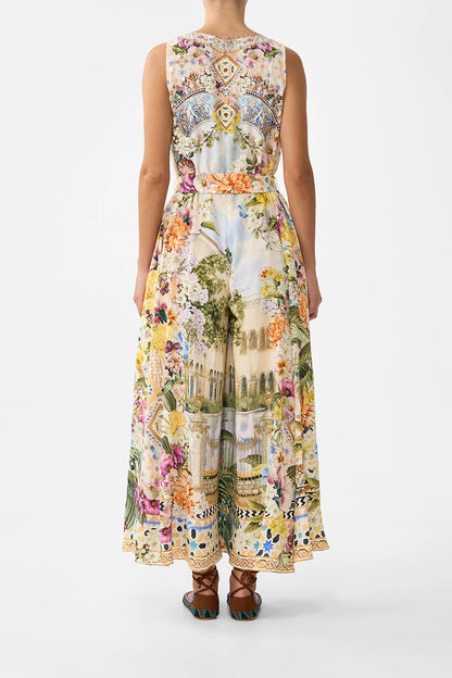 Camilla Flared Jumpsuit in The Architects of Alcazar